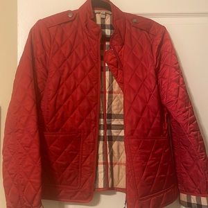 Authentic Burberry Brit zip Quilted Jacket